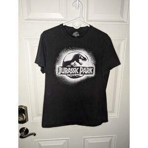 Jurassic World Jurassic Park Graphic Tee Short Sleeve Men's Size Medium Black